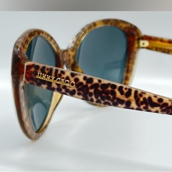 Jimmy Choo Tita/S Brown Oval Sunglasses Frame Only - Picture 2 of 8